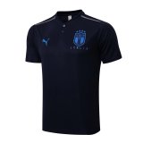 Mens Italy Polo Shirt Royal 2021/22