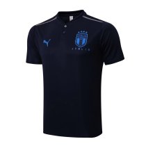 Mens Italy Polo Shirt Royal 2021/22