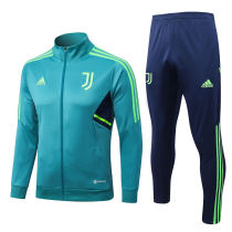 Mens Juventus Jacket + Pants Training Suit Green 2022/23