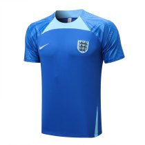 Mens England Short Training Jersey Blue 2022/23