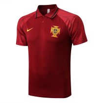 Mens Portugal Polo Shirt Burgundy 2022