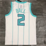 Mens Charlotte Hornets 2020 NBA Draft First Round Pick Jordan White Swingman Jersey - Icon Edition