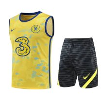 Mens Chelsea Singlet Suit Yellow 2022/23