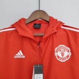 Mens Manchester United All Weather Windrunner Jacket Red 2022/23
