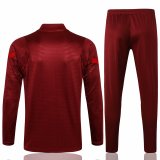 Mens Liverpool Training Suit Burgundy 2021/22