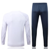 Mens France Jacket + Pants Training Suit White 2022