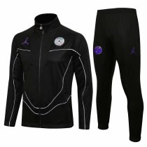 Mens PSG x Jordan Jacket + Pants Training Suit Black 2021/22