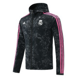 Mens Real Madrid All Weather Windrunner Jacket Black 2021/22