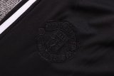Mens Manchester United Jacket + Pants Training Suit Black 2022/23