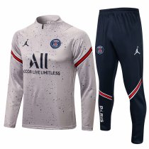 Mens PSG Training Suit Light Grey Dots 2021/22