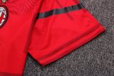 Mens AC Milan Short Training Jersey Red 2022/23