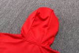 Mens Liverpool Hoodie Jacket + Pants Training Suit Red 2022/23