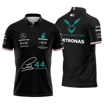 Mens Mercedes AMG Petronas F1 2022 Team Polo Black