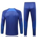 Mens Netherlands Training Suit Blue 2022