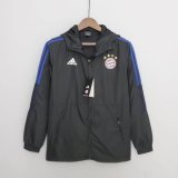 Mens Bayern Munich All Weather Windrunner Jacket Black 2022/23