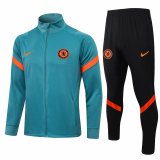 Mens Chelsea Jacket + Pants Training Suit Green 2021/22