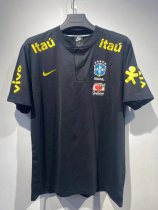 Mens Brazil Polo Shirt Black II 2022