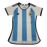 Womens Argentina World Cup Home Jersey 2022