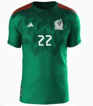 Mens Mexico Home Jersey 2022
