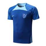Mens Atletico Madrid Short Training Jersey Blue 2022/23