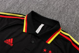 Mens Ajax Polo Shirt Black 2021/22