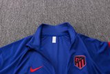 Mens Atletico Madrid Jacket + Pants Training Suit Blue 2021/22