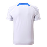 Mens France Short Training Jersey White 2022