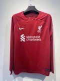Mens Liverpool Home Jersey Long Sleeve 2022/23