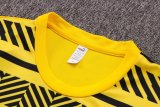 Mens Borussia Dortmund Short Training Jersey Yellow 2022/23