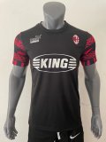 Mens AC Milan Puma King Short Training Jersey Black 2022/23