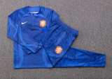 Kids Netherlands Training Suit Blue 2022