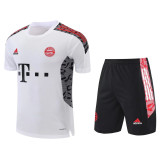 Mens Bayern Munich Short Training Suit White 2021/22