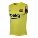 Mens Barcelona Singlet Yellow 2021/22
