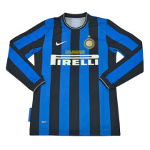 Inter Milan Retro Home Jersey Long Sleeve Mens 2009/10