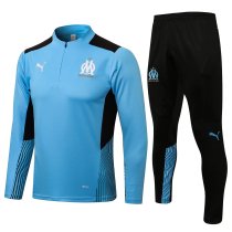 Mens Olympique Training Suit Light Blue 2021/22