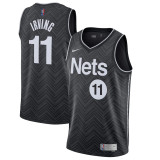 Mens Brooklyn Nets Nike Black 2020/21 Swingman Jersey - Earned Edition