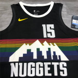 Mens Denver Nuggets Nike Black Swingman Jersey - City Edition