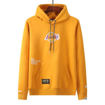 Mens Los Angels Lakers x Aape Pullover Hoodie Sweatshirt Yellow 2021/22