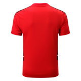 Mens Bayern Munich Short Training Jersey Red 2022/23