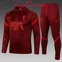 Kids Liverpool Training Suit Maroon 2021/22