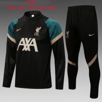 Kids Liverpool Training Suit Black GG 2021/22