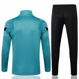 Mens Inter Milan Jacket + Pants Training Suit Green 2021/22