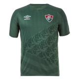 Mens Fluminense Short Training Jersey Green 2022/23