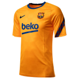 Mens Barcelona Short Training Jersey Orange 2022/23