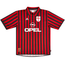 Mens AC Milan Retro Home Jersey 1999/2000