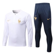 Mens France Training Suit White 2022/23