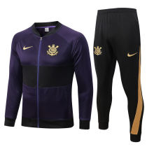 Mens Corinthians Jacket + Pants Training Suit Purple 2022/23