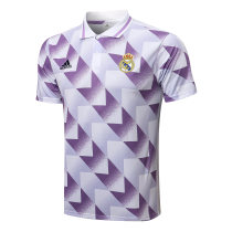Mens Real Madrid Polo Shirt Violet 2022/23