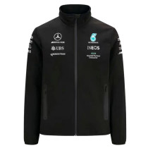 Mens Mercedes-AMG Petronas 2022 Team Softshell Jacket Black
