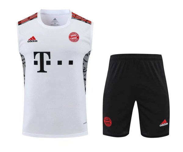 Mens Bayern Munich Singlet Suit White 2022/23